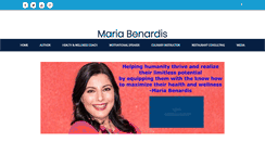 Desktop Screenshot of mariabenardis.com